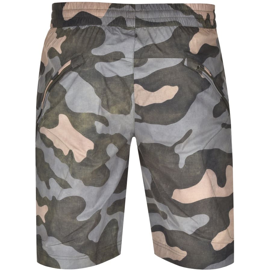 Alternative Image for ProductCP Company Goggle Camouflage Shorts Green2